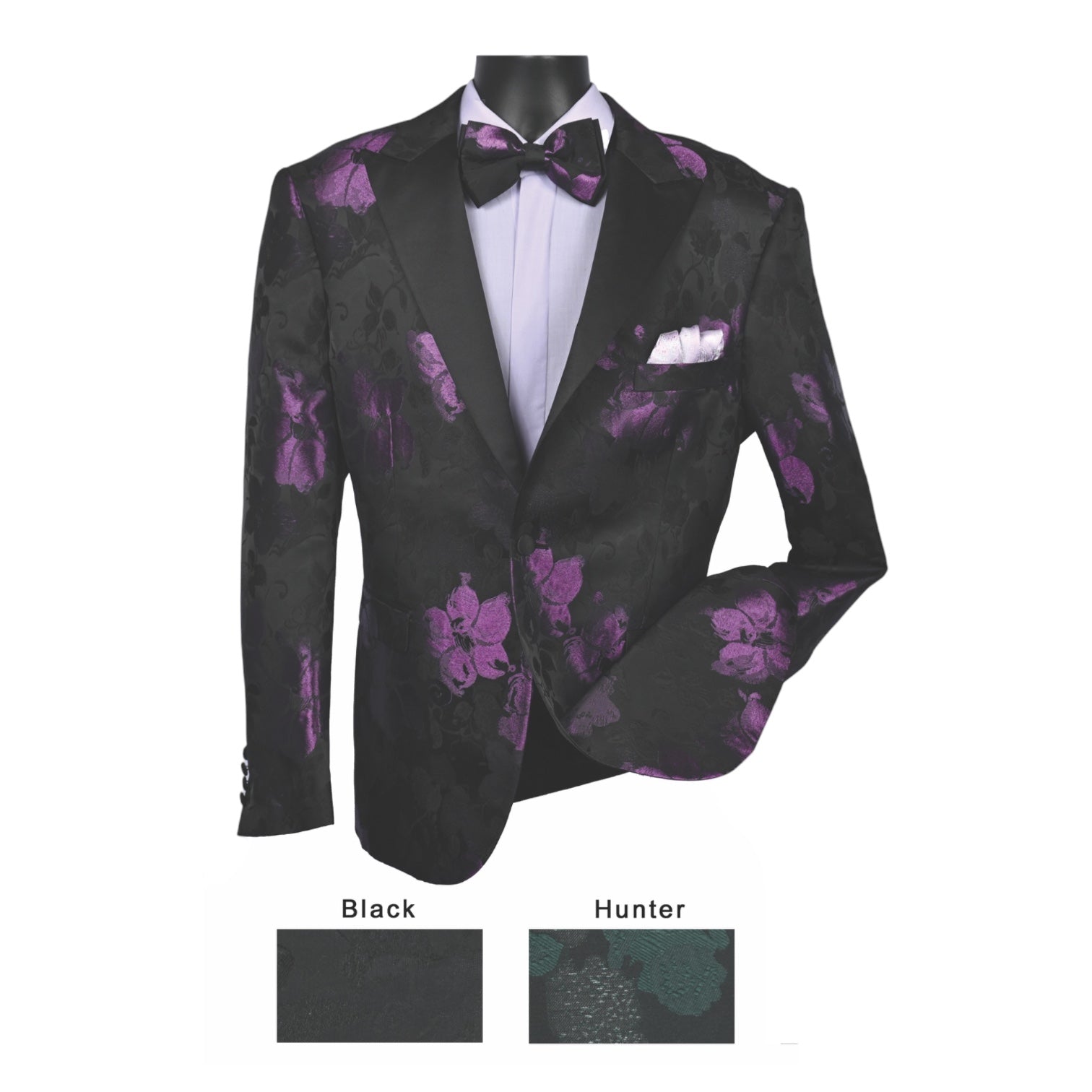 MAZARI: Floral Metallic Blazer 9616